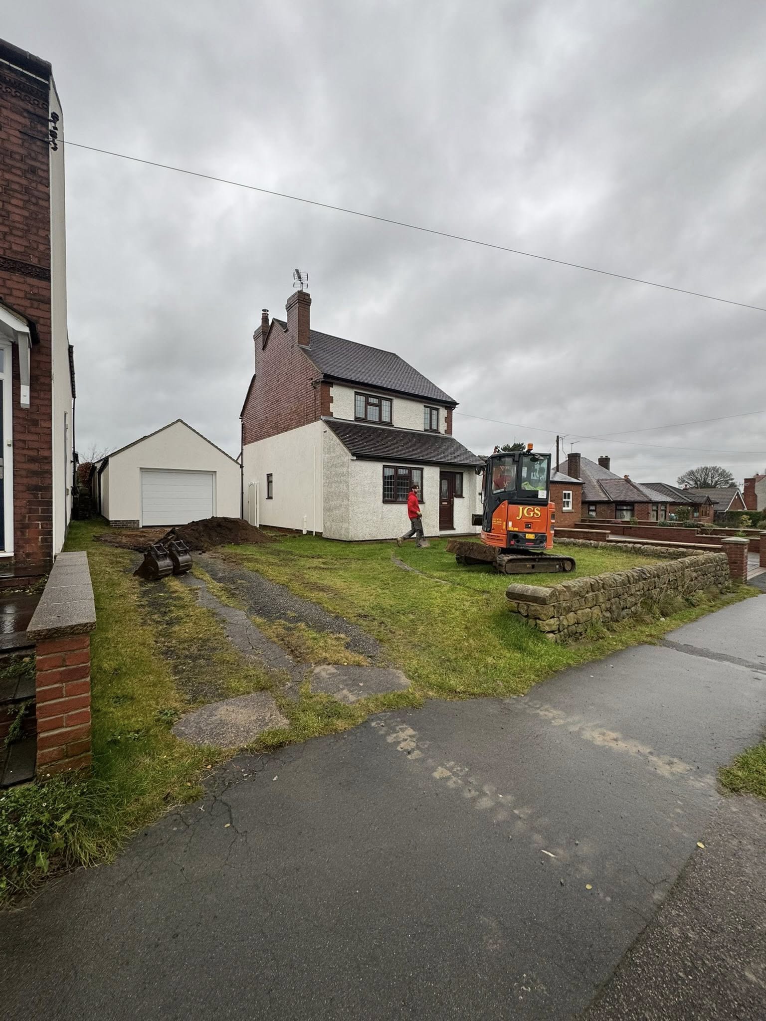 Before driveway Ripley Derbyshire